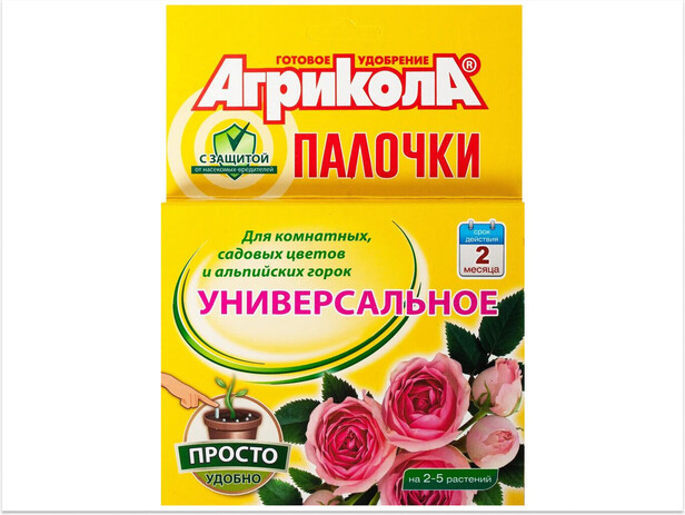 Агрикола палочки Универсальное для комнатных, садовых цветов и альпийских горок 10 шт